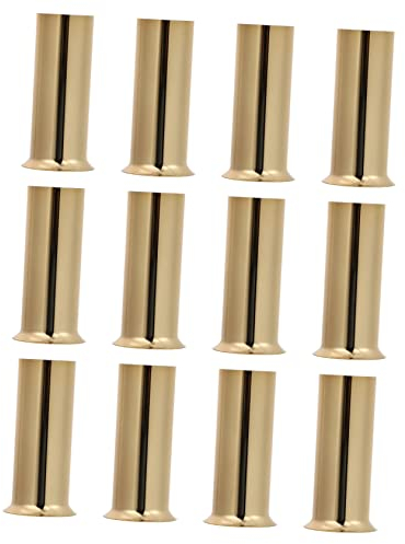 DOITOOL 12st Ärmel Für Kerzenleuchter Kronleuchter Fassung Golddekor Kerzengehäuse Fassungsabdeckungen Für Kronleuchter Kristalldekor Kerzenabdeckungen Für Kronleuchter Eisen Kondom Lampen