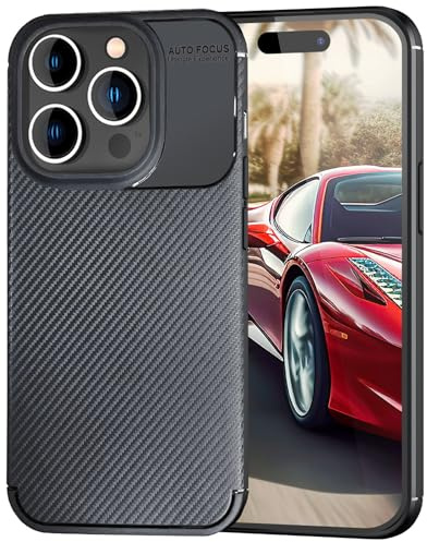 NALIA Silikonhülle für iPhone 15 Pro - rutschfest & Matt - Hülle | Spider-Web Innenstruktur dämpft Stürze, Wärmeableitung beim Laden, Erhöhte Kamera- und Displaykanten, VORTEX