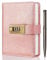 WEMATE Journal with Lock, Diary with Lock 192 Pages, Password Notebook, Pen & Gift Box - Perfect for Men and Women - 4.3X 6.18in (Rose Gold)