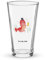 Mr. & Mrs. Panda Premium Trinkglas Hummer Weizen - Geschenk, Cocktail Glas, Garnelen, Bierglas, Meerestiere, Wasserglas, Meer, Pint Glas, Urlaub,