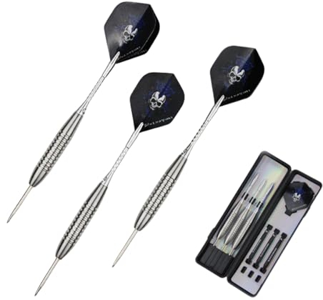 JTKREW Target Darts Artemis Wolfram Stahlspitze Dart Satz Dartpfeile - 3 Pro Grip Schäfte