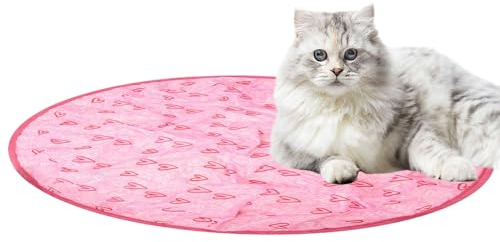 Spielmatte Für Katzen, 27 Zoll Jagd Chaser Tasche Katze Matte Interaktive Trainingsmatte 2 In 1 Spielteppich Katzenspielzeug | Interaktives Katzenspielzeug