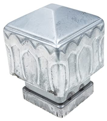 ETHZZLE Iron Fence Post Caps Decorative Fence Post Tops Rust-Proof for Gate Frame