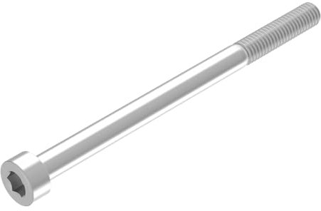 SECCARO Lot de 20 vis cylindriques M8 x 110 mm, en acier inoxydable V2A VA A2, DIN 912 / ISO 4762, à six pans creux, filetage partiel