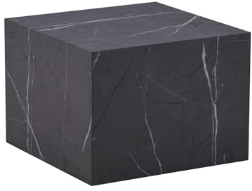 Qiyano Couchtisch Kini Grau - Wohnzimmer Marmor-Optik - Sofatisch - Beistelltisch