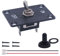 ulafbwur Dust-proof Toggle Switch Cover Waterproof with Boot 12v Mounting Plate Heavy Duty Spst On/off Black