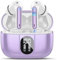 Csasan Auriculares Inalámbricos Bluetooth, Auriculares Bluetooth 5.3 Estéreo con 4 ENC Cancelacion Ruido Micró, 40H Control Táctil Cascos Inalambricos, IP7 Impermeable Auriculares in Ear, Morado
