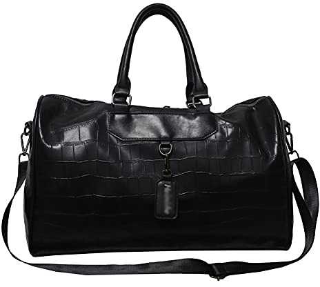 QTANZIQI Damen Damen Kurzstrecken-Reisetasche Herren Hand Big Bag Sport Gym Bag Reisegepäck Tasche Yoga Gym Bag Schwarz