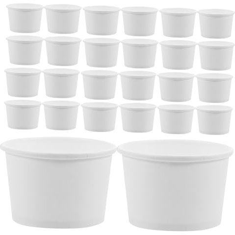 JECOMPRIS Ml Disposable Mini Paper Tasting Cup White Pcs Hot Drink Cups for Takeaway Coffee Small Soup