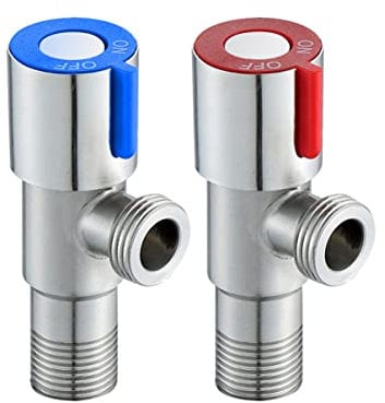 CRILSTYLEO Dusche Stop Ventil 304 Edelstahl Bad Ventil Toilette Küche Waschbecken Abschaltung Robust