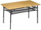 Campout Campingtisch - 120 x 70 x 70 cm - Klappbarer Gartentisch - Campingtisch - Klapptisch - 6 Personen - 3-Fach Höhenverstellbar - Inklusive Griff - Inkl. Tragetasche - Bambus