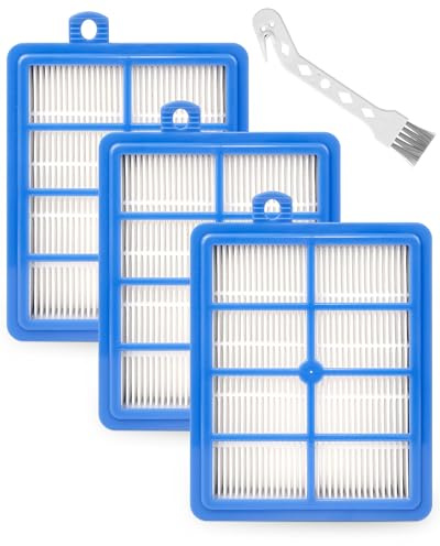 3 Stück Filter für AEG LX8 LX9 VX6 VX7 VX8 VX9 AFS1W AEF12 Turbo Cyclonic | HEPA 13 Filter Kompatibel mit Philips FC9150 FC8038/01, Auch für Electrolux EFH12