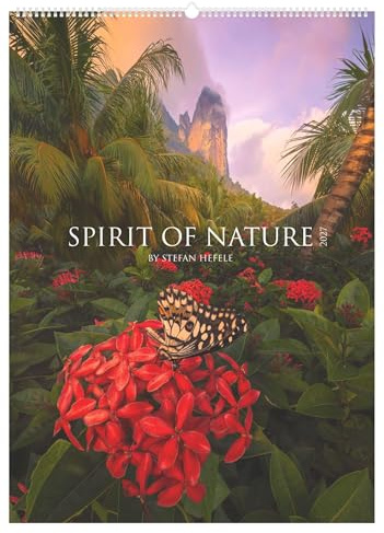 Spirit of Nature 2027: Wandkalender 50x70 cm mit Naturaufnahmen von Stefan Hefele, sprachneutralem Kalendarium und Spiralbindung | Wandkalender 50x70 cm mit Naturaufnahmen von Stefan Hefele, sprachneutralem Kalendarium und Spiralbindung