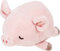 Nemu Nemu Animals 6209842 Plüschtier, Schwein Pinkie, Kuscheltier, extra weich und kuschelig, Stofftier, Designed in Japan, Kuschelkissen, Größe S, 11 cm