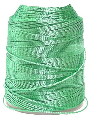 Perlin Altinbaşak 20g Häkelgarn Garne 300m 6 FACH 100% POLYESTER GARN 0,75mm Nr: 50 BESTE QUALITÄT UND FARBECHT Embroidery Thread 100g 200g (1 Stück, MINTGRÜN)