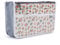 Periea Chelsy Handbag Organiser Insert (Floral Cream, Large)