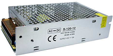 Geregelter Universal-Gleichrichter DC 5 V/12 V/24 V IP20 für LED-Streifen/Überwachungskamera, 120 Watt, Dc 12V, 1