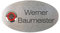 laser-diele Türklingeln – Klingelschild Edelstahl – Edelstahl Türklingel – Türklingel mit Gravur – Türklingel mit Namen – mit LED Beleuchtung – 110 x 60 mm Oval