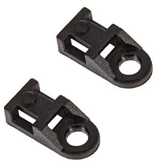 UKCable-Ties Cable Tie Eyelets Bases Screw Mount Saddle 4.8mm Black - Pack of 100