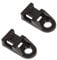 UKCable-Ties Cable Tie Eyelets Bases Screw Mount Saddle 4.8mm Black - Pack of 100
