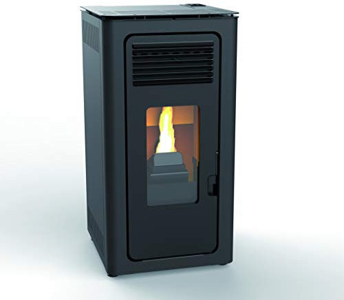 Estufa de Pellet AUDAX 6-8 - 10 kW (Negro, 10 kW)
