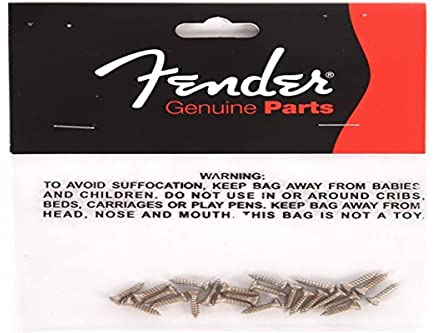Fender Road Worn Pickguard and Control Plate Screws - Set of 24 Pieces