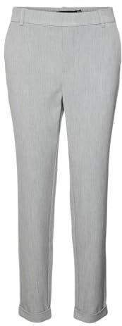 VERO MODA Damen Vmmaya Mr Loose Solid Pant Noos Hose, Light Grey Heather, XS/32L