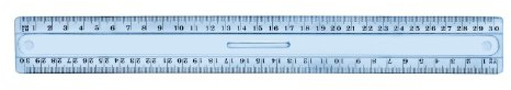 WONDAY - Doppel-Lineal mit bruchsicherem Kunststoffgriff, 20 cm