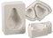 yIFeNG 3 Pezzi/Set Stampo in Silicone Frutta Fragola Fondente Cioccolato Caramelle Torta Stampo Argilla