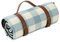 Karierte Picknick-Decke wasserdicht Sandfest Stranddecke Lederriemen tragbar faltbar Feuchtigkeitsdichte Matte isoliert Teppich zum draussen Camping Reise Wandern 150x200cm 200x200 cm