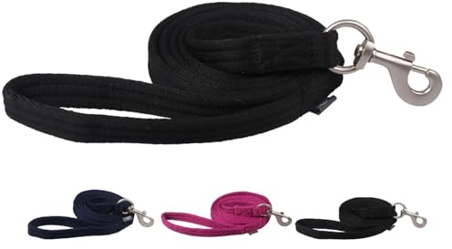 NETPROSHOP Weiche Leine und Führstrick Softlonge mit Schlaufe am Ende und Karabiner