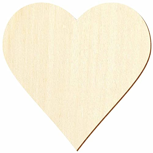 Holz Herz - Deko Basteln 1-50cm, Pack mit:1 Stück, Höhe x Breite:20x20cm