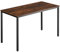 tectake® Industrial Schreibtisch, Tisch 120 x 60 x 75,5cm, Esstisch, Bürotisch, Computertisch, PC Tisch, Tisch Wohnzimmer, Gaming Desk, Möbel für Arbeitszimmer - Industrial Dunkelbraun