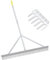 Byhagern Rastrello paesaggistico da 91 cm, in alluminio con manico leggero da 175 cm, strumento per la cura del prato, lago e spiaggia