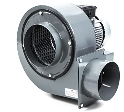 emmahome Centrifugal Commercial Forward Curved Radial Metal Heavy Duty Extractor, Air Flow, 1950m3/h For Kitchen (OBRA-200 / 1950m3/h with Controller)