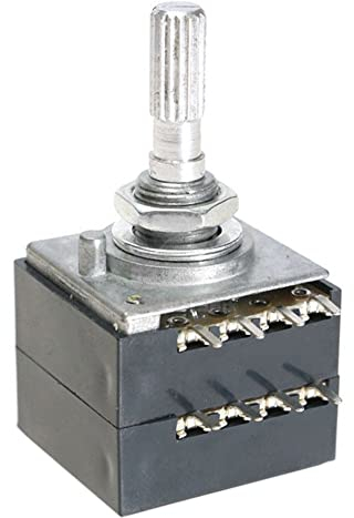 Rotary Potentiometer Log Alps RH2702 Audiovolumensteuerung Pot Stereo W Lautheit l,50K Ohm