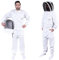 Tuta da apicoltura Professionale Completo in policotone Tuta da apicoltura Cappotto Cappello Giacca e pantaloni da apicoltura per attrezzatura per apicoltori Uomo Donna (Velo fantasia, Small)