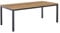 OUTLIV. Kobe Gartentisch 220x100cm, Aluminium/Teak in Anthrazit/Natur, für bis zu 8 Personen