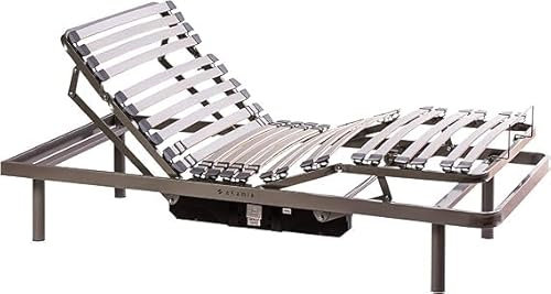 ekamia - ERIS Cama Articulada Eléctrica para el Hogar - 135cm x 200cm, Mando inalámbrico