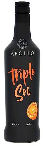 Apollo Triple Sec, Orange Liqueur for Margarita Cocktails, Artisan Orange Flavoured Liquor, 17% Alcohol Drink, Classic Cocktail Ingredient & Natural Orange Flavour for Home Bar, 70cl