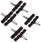 8 Stück Fahrrad Bremsen Set für Shimano | 4 Paar Bremsschuhe schwarz für das Fahrrad | V-Bremse 70mm V-Brake symmetrisch | Bremsbeläge | Bremsgummis | Bremsschuhsatz | V-Bremsklötze | MTB Bremsbacken