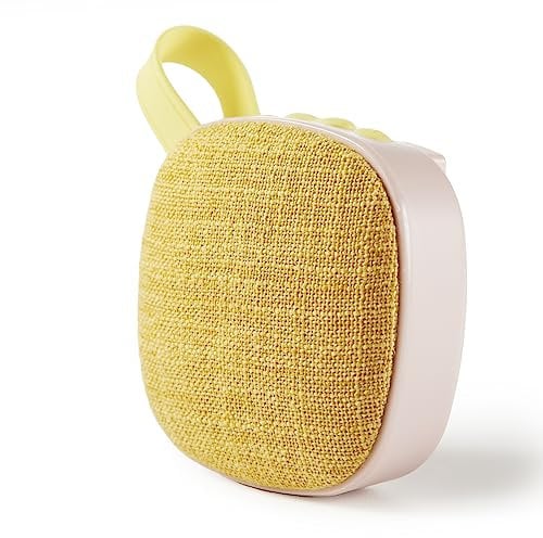 MAIASAURA | Boite à Histoires pour Enfant Maïa avec 50 Titres Inclus | Conteuse à Histoires pour Enfant de 0 à 8 Ans | Boite à Musique pour Bébé avec Comptines, Berceuses et Histoires (Jaune Rose)