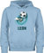Kinder Hoodie Jungen Mädchen - Fußball Schuss Cool Fußballfan | Fußballgeschenkideen - 152 (12/13 Jahre) - Hellblau - Geschenke Fussball Kind fussballgeschenke fußballfans Leon Pullover