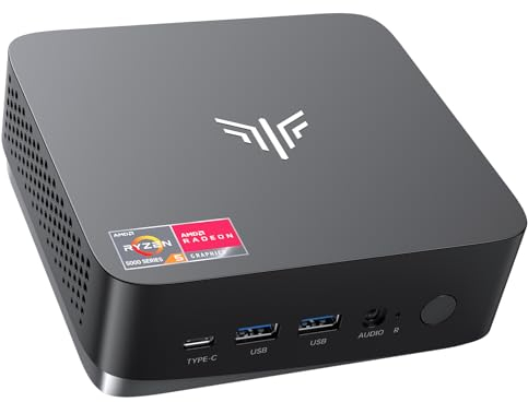 NiPoGi E3B Mini PC Von ΑΜD Ryzen 5 7430U(Max 4.3GHz,6C/12T,Besser Als 5500U/5650U/5675U) 32Go RAM(16Go+16Go) Dual Channels/512Go SSD,Desktop PC WiFi 6/BT 5.2/4K Triple Display Mini Computer