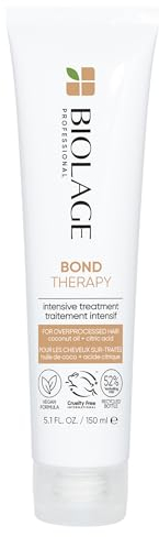 Biolage Intensive Treatment für geschädigtes oder überstrapaziertes Haar, Mit Kokosnussöl und Zitronensäure, Stärkt Haarbrücken, Reduziert Haarbruch & beugt Spliss vor, Vegan, Bond Therapy, 1 x 150 ml