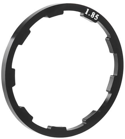 DHWEKU Innenlagerdistanzscheiben, Kassettenschwungradnaben-Distanzscheibe,Schwungrad Kassette Spacer 1.85mm Freilauf Nabe Spacer,Fahrrad Tretlager Achse Unterlegscheibe Dichtung für Mountainbike