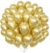 Unisun Palloncini Oro 100 Pezzi, 12 Pollici Lattice per Tema Kit Arco Compleanno Matrimonio Baby Shower Carnevale Eventi Feste Decorazioni