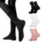 3 Paar Stoppersocken Yoga Socken Damen,AntiRutschSocken für Pilates Barre Ballett Tanz Trampolin (DE/NL/SE/PL, Alphanumerisch, Einheitsgröße, Regular, Regular, B 3 Paar – Schwarz + Weiß + Rosa)