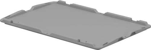 Surplus Systems Deckel für Eurobox 60 x 40 cm, stabil, grau Boxen, Körbchen & Kisten