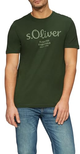 s.Oliver T-Shirt aus Baumwolle mit Label-Print